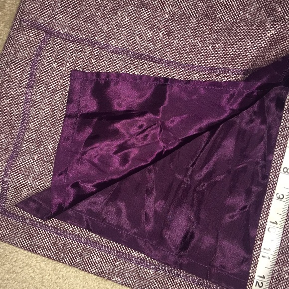 Plus Size Vintage Skirt (Burgundy) - Picture 6 of 8